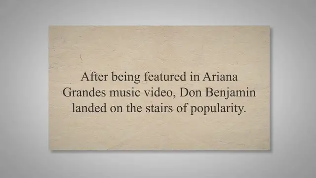 'Video thumbnail for Don Benjamin Net Worth: You Know His Face, Now Listen to His Music'