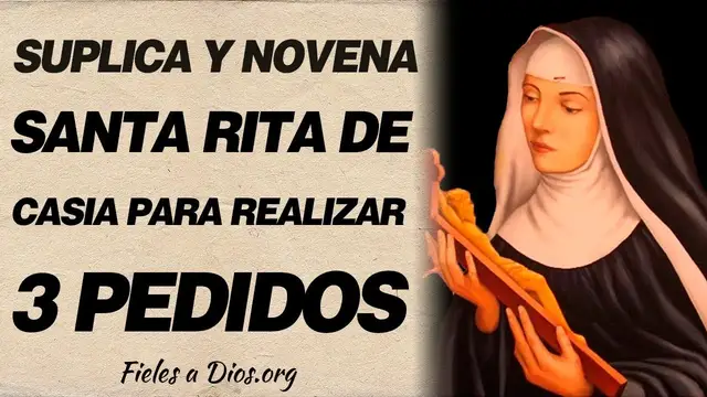 Video thumbnail for 🙏 Suplica y novena Santa Rita de casia para realizar 3 pedidos 🙏