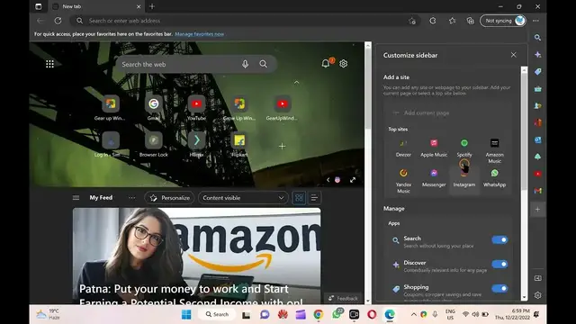 Video thumbnail for How to Show or Hide Edge Sidebar on Windows 11, 10 or Mac?