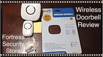 Video thumbnail for Fortress Security Store Wireless Doorbell Review