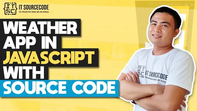 Video thumbnail for Weather App in JavaScript with Source Code | JavaScript Projects with Source Code