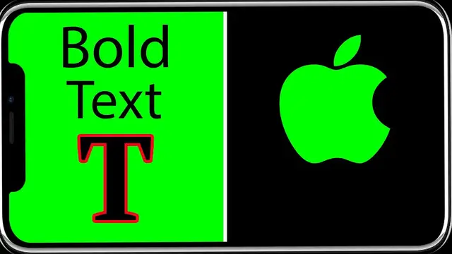 Video thumbnail for How To Get BOLD Text on iPhone