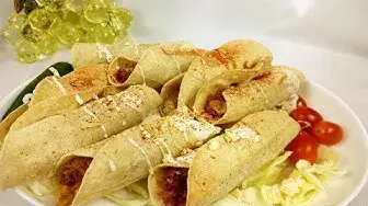 Video thumbnail for Air Fryer Turkey Taquitos