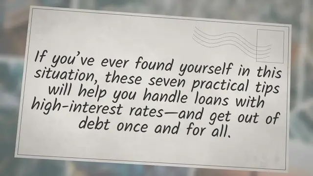 Video thumbnail for 7 Practical Ways to Handle Loans with High Interest Rates
