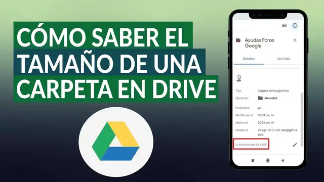 Video thumbnail for ¿Cómo saber el tamaño de una carpeta en DRIVE de manera sencilla? - Guía eficaz