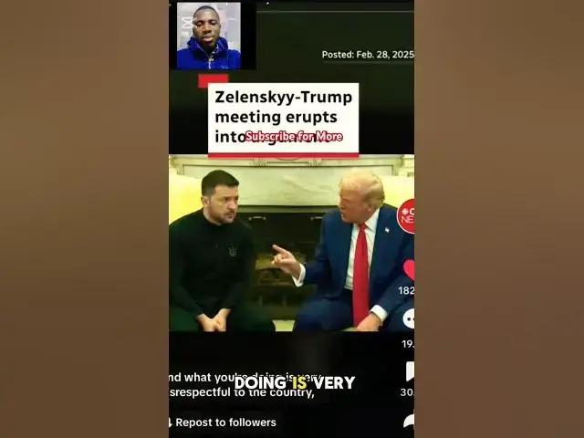Video thumbnail for Heated 😡🔥Debate Between Trump and Zelensky #johnselephilip