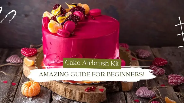 Video thumbnail for Cake Airbrush Kit, Amazing Guide For Beginners!