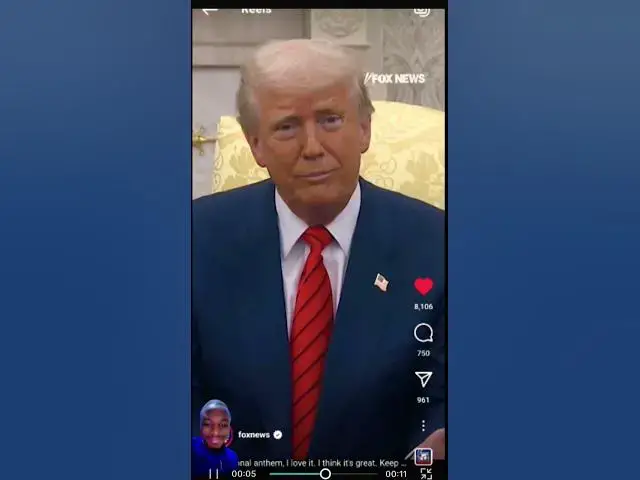 Video thumbnail for Trump Said, Canada can keep "Oh Canda" National Anthem #johnselephilip