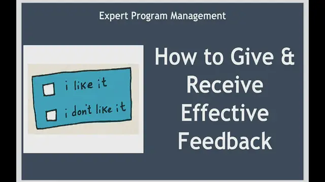 Video thumbnail for How to Give Effective Feedback