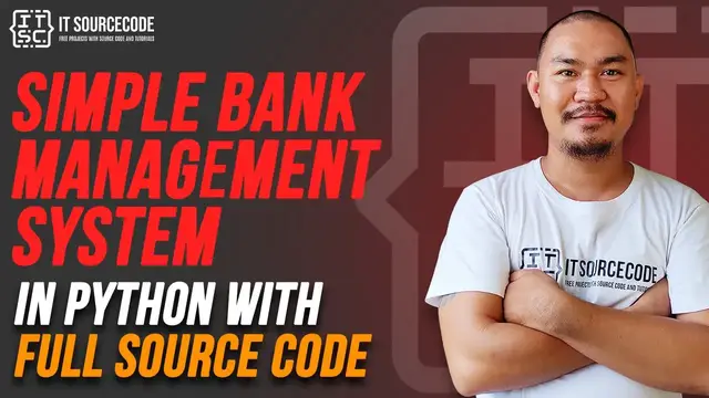Video thumbnail for Bank Management System Project In Python With Source Code 2022 FREE DOWNLOAD