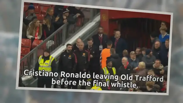 'Video thumbnail for Cristiano Ronaldo walks out of the pitch'