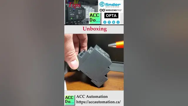 Video thumbnail for Unboxing the Arduino Opta PLC - See What Surprises Await!