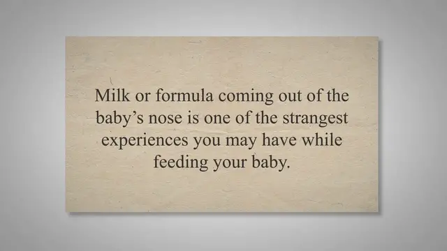 Video thumbnail for Why Does Milk Come Out Of My Baby's Nose: Seven Probable Reasons