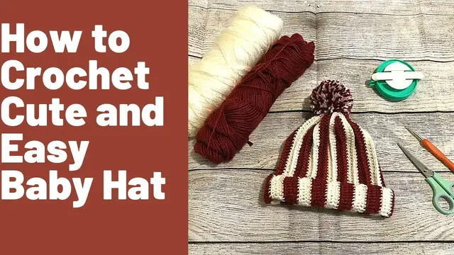 Video thumbnail for How to Crochet Simple and Cute Baby Hat