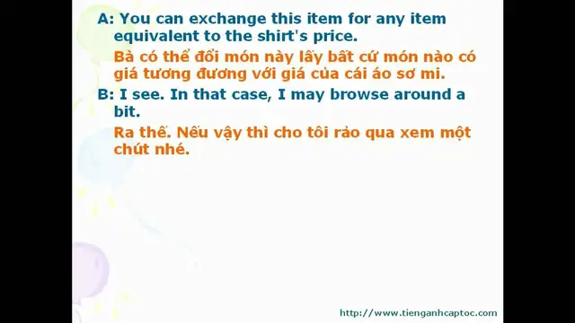 Video thumbnail for English For Sellers - Unit 08 - Dialogue 02