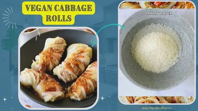 Video thumbnail for VEGAN CABBAGE ROLLS