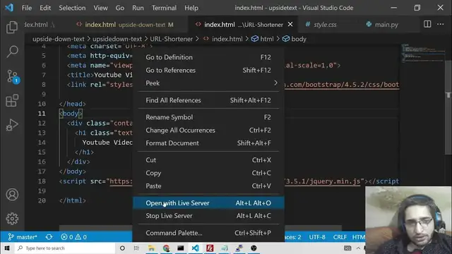 Video thumbnail for Javascript Project to Build a Youtube Video URL Shortener in Browser Using Bootstrap4 & HTML5