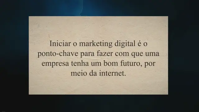 Video thumbnail for Como iniciar o Marketing Digital na sua micro empresa