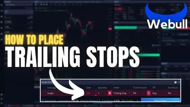 Video thumbnail for How to Place Trailing Stop Order on Webull Desktop | Webull Tutorial