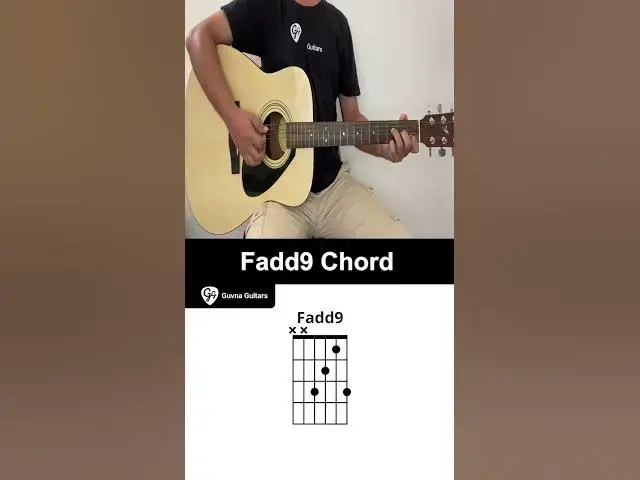 Video thumbnail for How To Play The Fadd9 Chord On Guitar - Guvna Guitars