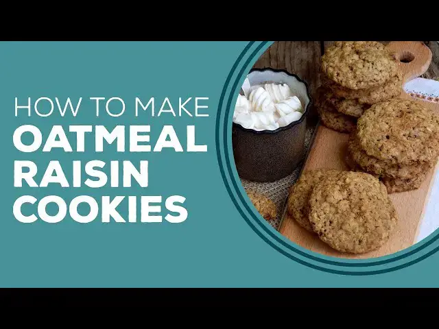 Video thumbnail for Blast From The Past: Oatmeal Raisin Cookies Recipe