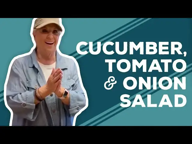Video thumbnail for Quarantine Cooking - Aunt Peggy's Cucumber, Tomato, and Onion Salad