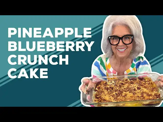 Video thumbnail for Love & Best Dishes: Pineapple Blueberry Crunch Cake Recipe | Easy Dessert Ideas