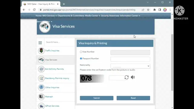 'Video thumbnail for How to check Qatar Visa Online?'