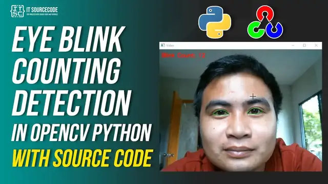 Video thumbnail for Eye Blink Counting Detection OpenCV Python With Source Code | Eye Blinking Detection in OpenCV 2022