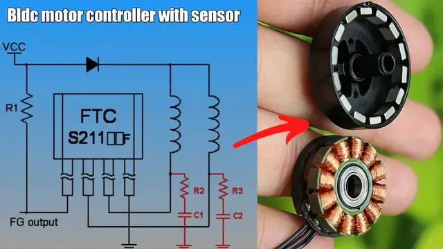 'Video thumbnail for simple ideas bldc motor speed control with hall sensor | Brushless Dc motor speed ADJ  with magnetic'