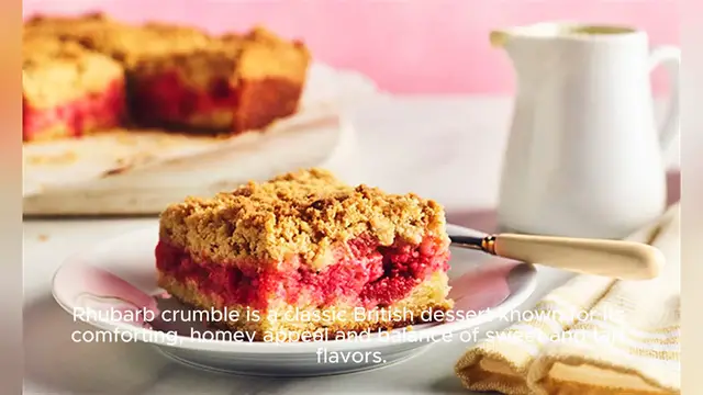 Video thumbnail for Rhubarb crumble