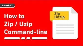 Video thumbnail for Linux commands to create and extract zip files