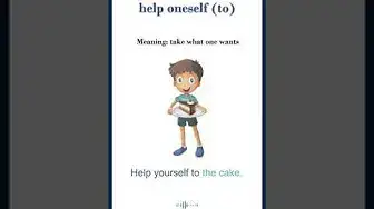 Video thumbnail for Help oneself meaning | help oneself sentences | Common English Idioms #shorts