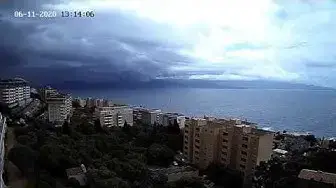 Video thumbnail for Orage à Ajaccio du 11/06/2020