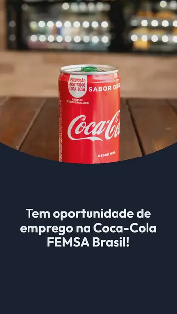 'Video thumbnail for Coca-cola abre vagas em diversas cidades'