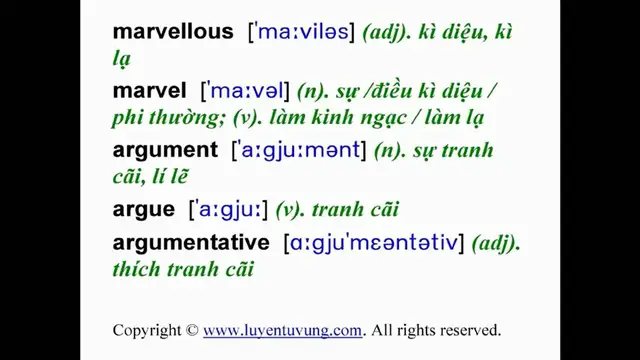 Video thumbnail for Learn English Vocabulary - Grade 12 - Unit 03 - Lesson 02