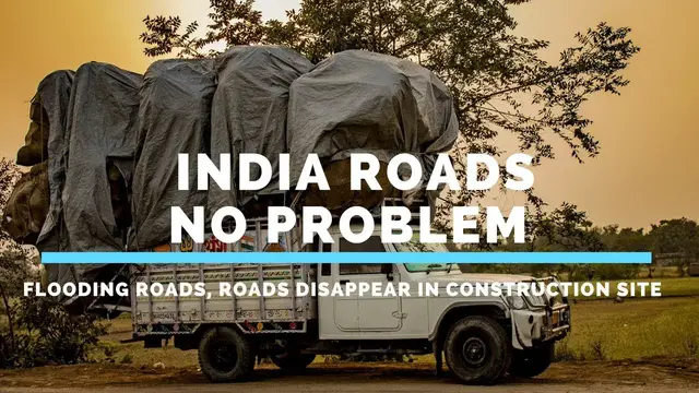 'Video thumbnail for Roads in India No Problems. Amazing and Dangerous Driving Experience In Rajasthan India.'