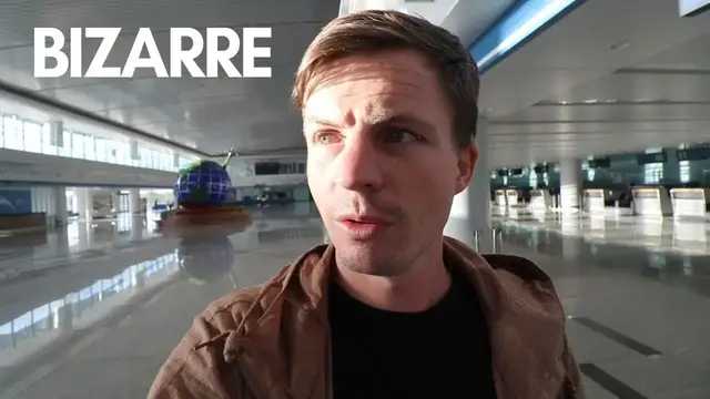 Video thumbnail for Alone in an Empty North Korean Airport