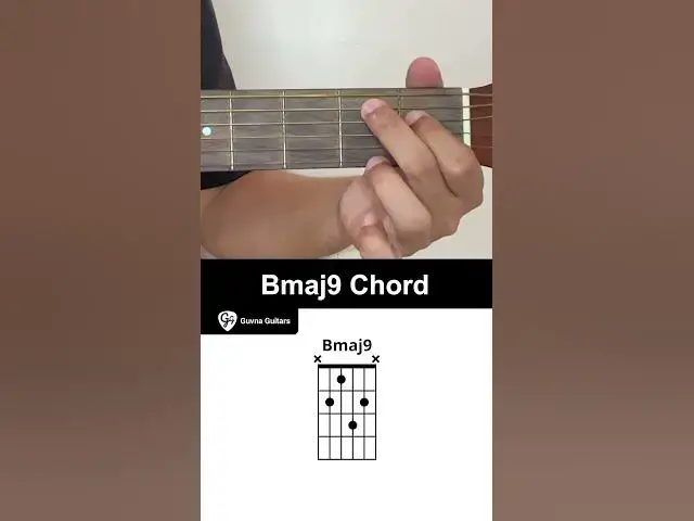 Video thumbnail for How To Play The Bmaj9 Chord On Guitar - Guvna Guitars.