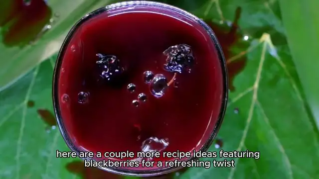 Video thumbnail for blackberry recipe