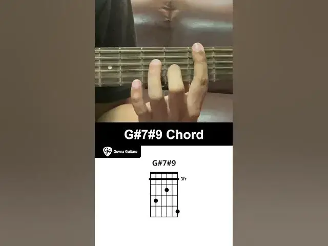 Video thumbnail for How To Play The G#7#9 Chord On Guitar - Guvna Guitars