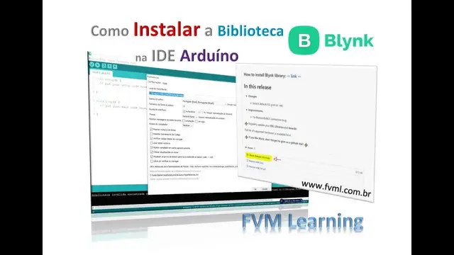 Video thumbnail for Como Instalar a Biblioteca Blynk na IDE Arduíno - Passo à Passo