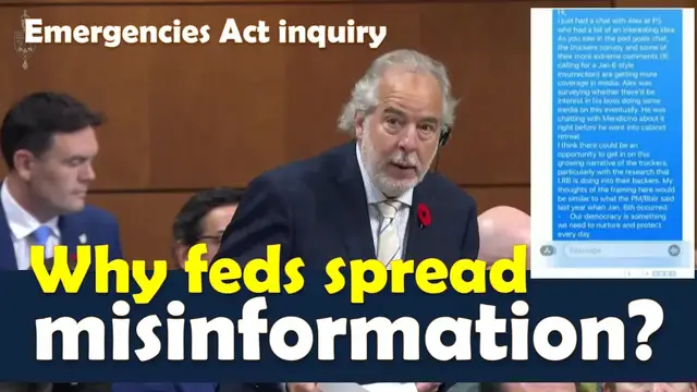 Video thumbnail for Liberals grilled on attempts to create negative narrative before Freedom Convoy arrived in Ottawa