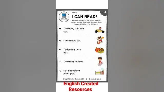 'Video thumbnail for New! Phonics Fluency New! 👇https://www.nortechplus.com/2022/10/phonics-fluency-read-and-match.html'