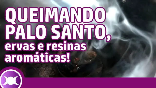 Video thumbnail for COMO ACENDER PALO SANTO E INCENSOS EM PEDRA | Queimar resinas aromáticas e ervas para defumação
