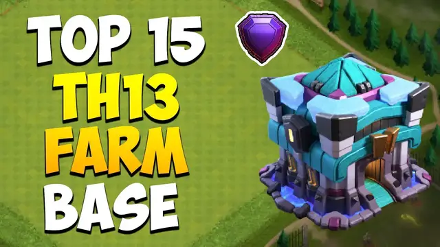 Video thumbnail for Top 15 COC TH13 FARMING BASE | Best Town Hall 13 Base Copy Link in Clash of Clans