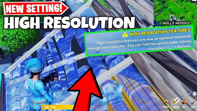 Video thumbnail for How To Download High Resolution Textures Fortnite