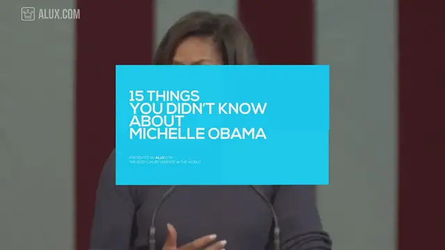 Video thumbnail for 15 Things You Didn't Know About Michelle Obama