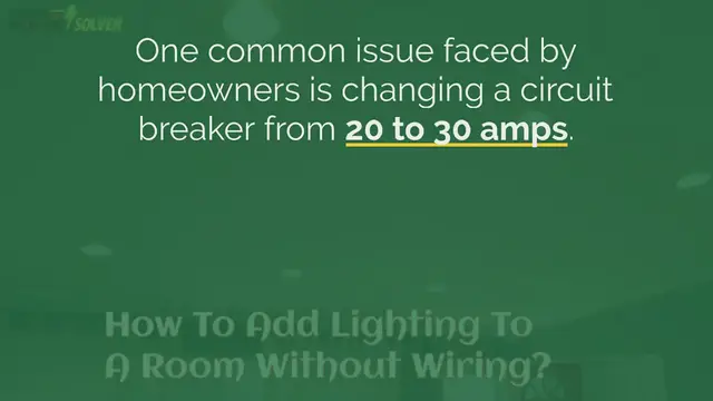 Video thumbnail for How To Change A Circuit Breaker From 20 To 30 Amp?