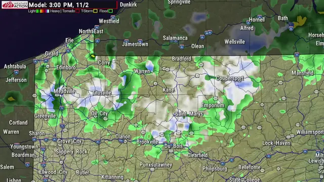 'Video thumbnail for Tuesday-Wednesday Lake Effect'